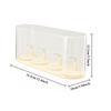 1Pc blind box storage box suitable for mini labubu4.0 transparent tape rack and small statue storage box