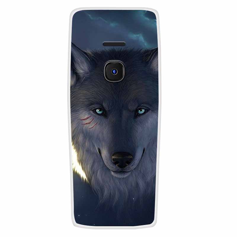 For Nokia 8210 4G Case Soft Silicone Space Landscape Covers for Nokia 6300 4G Cases Colorful Bumpers Cat Phone Protective Bags