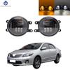 1Pair Car Front Foglight Fog Lamp Daytime Running Lights For Toyota Corolla Altis 2011 2012 2013 LED Fog Lights H11 12V