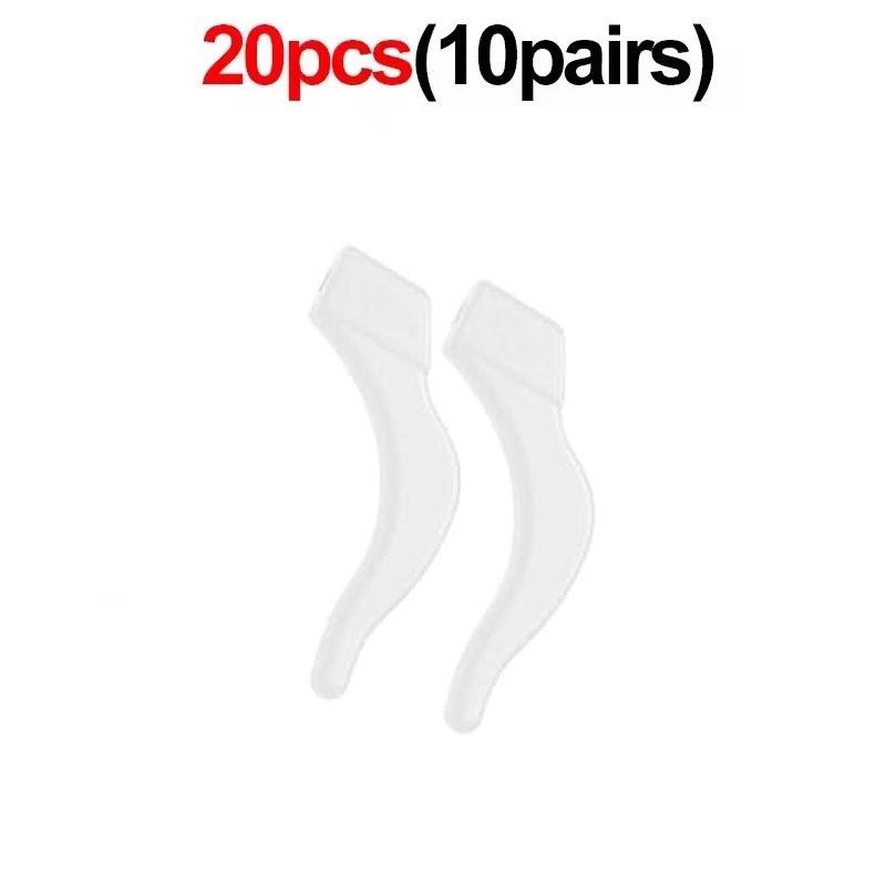 2/40pcs Anti-slip Silicone Ear Grip Glasses Eyeglasses Leg Ear Hook Stopper Bracket Fastener Accessories Temple Tip