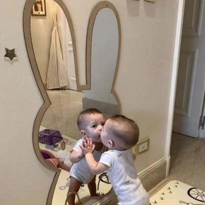 Miroir Décoratif Créatif pour Chambre d'Enfant Miroir Acrylique Accessoires Photo Bébé Décoration Maison Nordique Chambre d'Enfant Ornements Miroir Acrylique