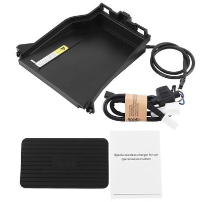 Cargador Inalámbrico Rápido para Coche 15W Soporte para Teléfono Apto para Land Cruiser 2016-2020