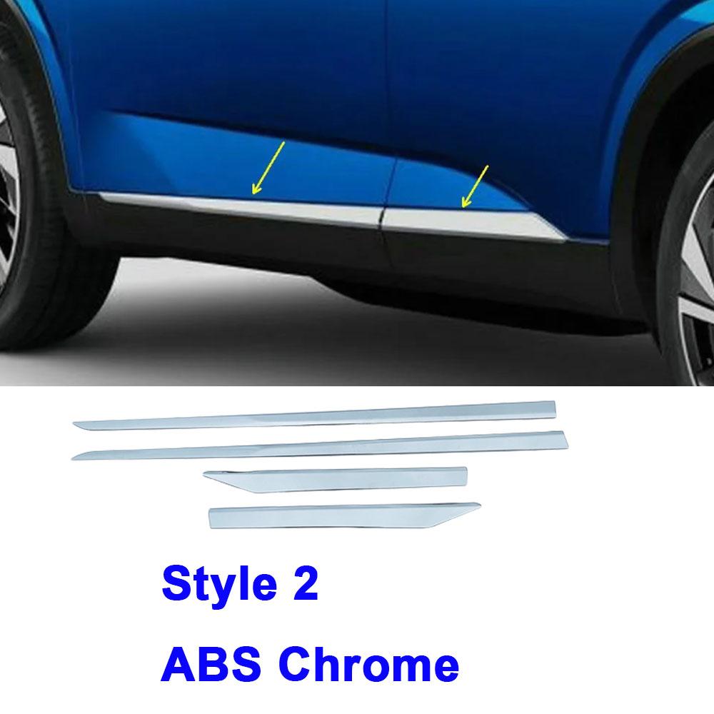 ABS Car Side Door Body Molding Strip Trim Decoration Frame Cover Auto Exterior Accessories For Nissan Qashqai J12   2024