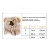 Cute Themed Pets Clothes Cap Wig Lion Mane Costume Pet Cosplay Cat Clothing Headgear Accessories Dog Cat Hats Fun Dress up