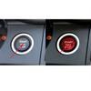 For Range Rover L405 2013-2017 Red Dry Carbon Fiber Start Button Ignition Switch