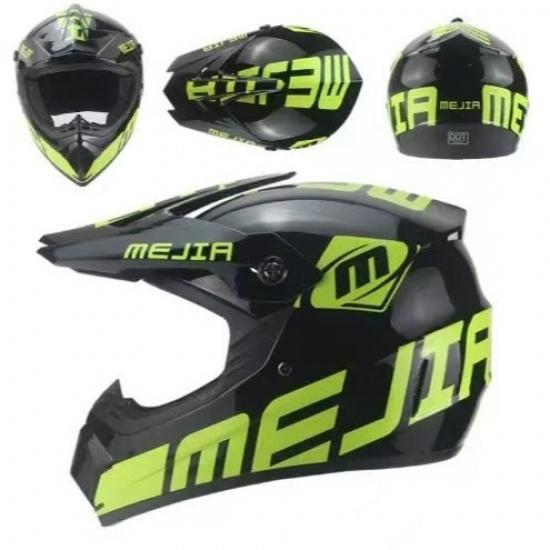 Cool Off-Road Helmet ABS Motorcycle Helmet, Men's Bicycle Helmet, Mountain Biking Helmet, Go-kart Helmet