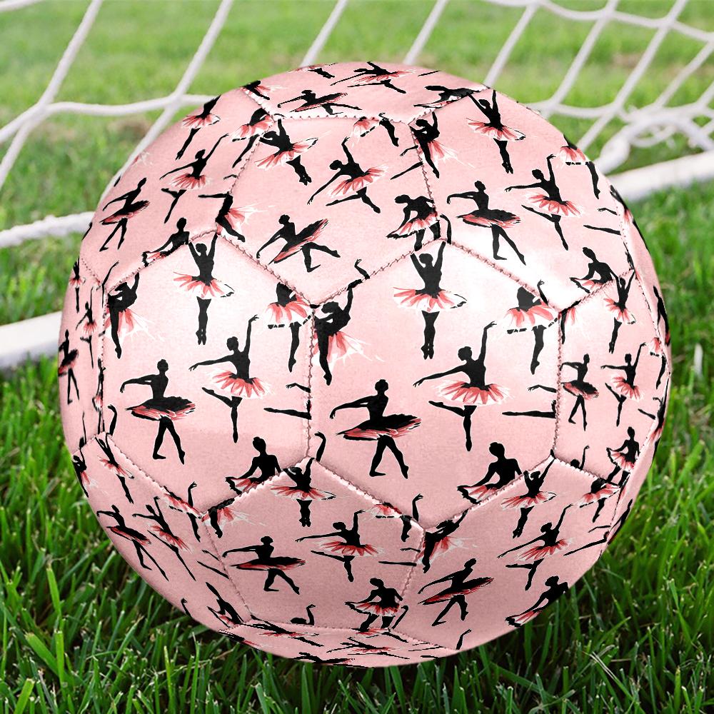 Pallone da Calcio a Tema Balletto Taglia 5, Adatto Sia per Partite Indoor che Outdoor, un Regalo Adatto a Tutti.