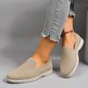 Fashion Casual Cloth Shoes Autumn New Round Toe Deep Mesh Breathable Soft Sole Anti-slip Wear-resistant Single Shoes
