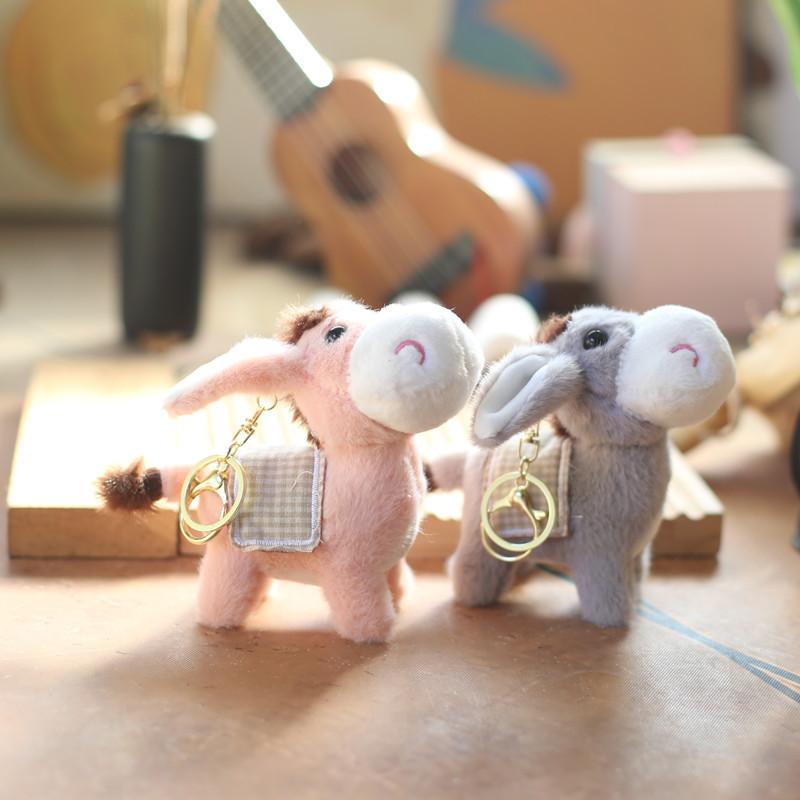 Cute Creative Stuffed Little Donkey Doll Cute Animal Soft Plush Toy For Children Birthday Gift Decor Home Bag Pendant Keychain