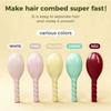 Anti Static Boar Bristle Hair Brush Macaron Hairdressing Comb Air Cushion Comb  Scalp Massage