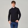 Goldlion GY Men's Merino Wool Blend Round Neck Knit Sweater