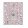 Nail Art Sticker, Embossed Three-Dimensional 5D Soft Glue, Ice-Penetrating Small Flower Ladybug Adhesive Nail Sticker