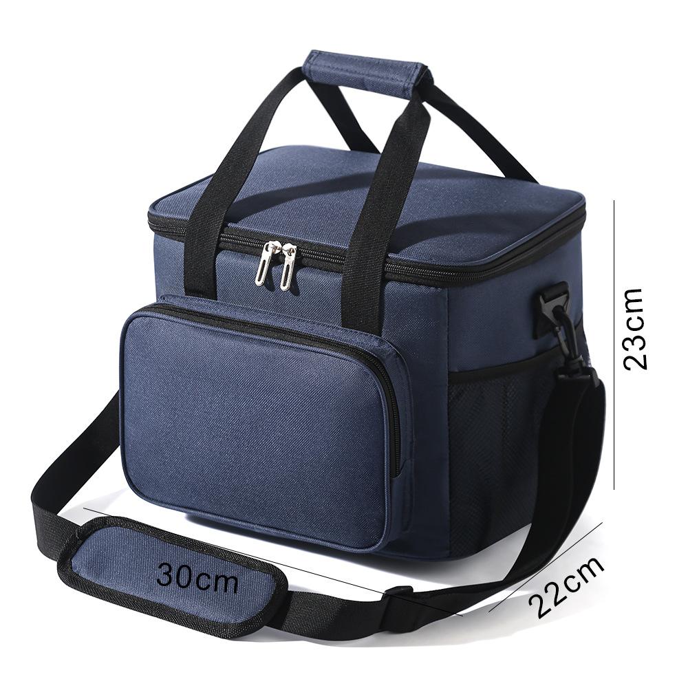 15/27L Insulated Lunch Bag Large Portable Waterproof Picnic Bag Leak-Proof Thickened Handheld Shoulder Outdoor Lunch Bag