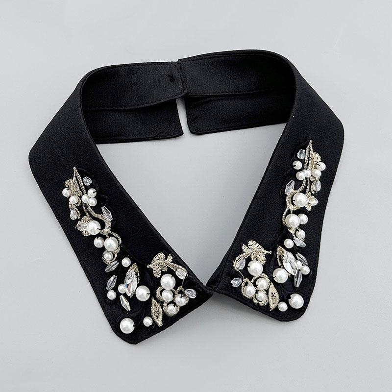 Pearl Women Shirt False Collars Crystal Removable Collar For Women Necklace Fake Collar Detachable Diamond Lacklace Nep Kraagie