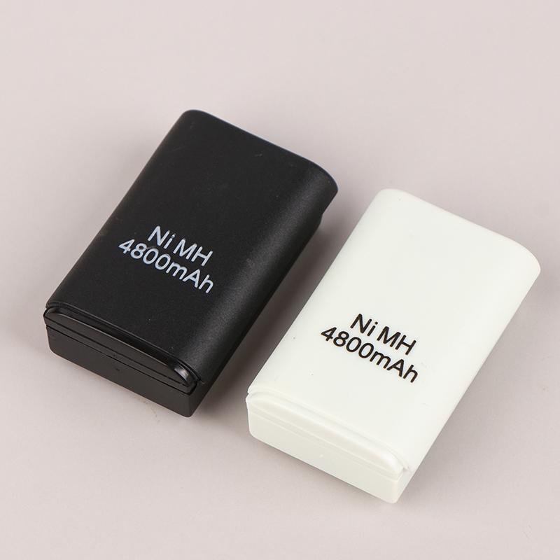 For Xbox 360 Wireless Game Controller Gamepads Replacement Battery Pack With Charging Stand+Charging Cable+2X4800Mah Batteries