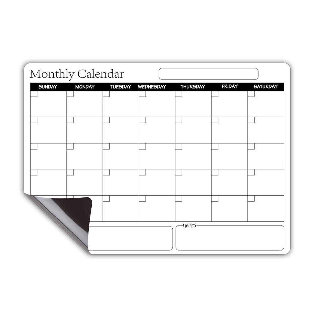 Cross-Border Exclusive A3 Erasable Magnetic Monthly/Weekly Planner & Whiteboard Set