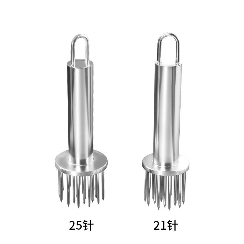 Stainless Steel Meat Tenderizer Needle, Household Steak Piercing Tool for Breaking Fibers