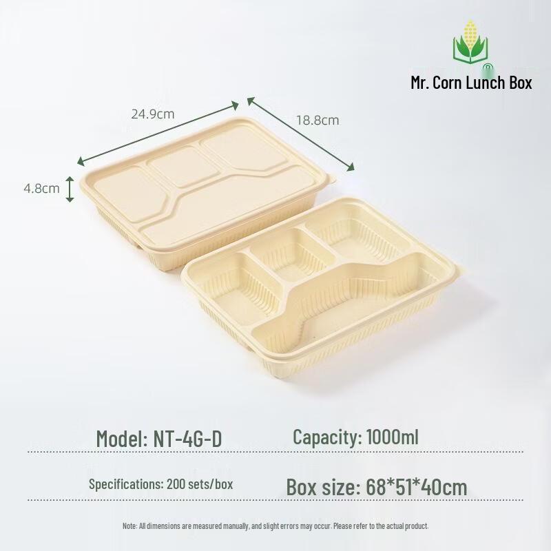 

Mr. Corn Biodegradable Corn Starch Meal Box