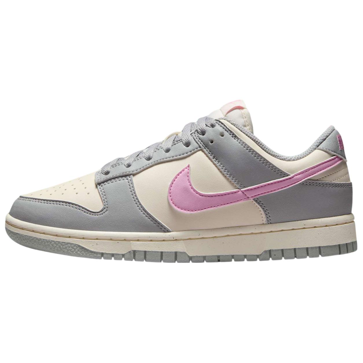 

Женские кроссовки Nike Dunk Low Next Nature Smoke Grey Pink Rise Светло-серо-дымчатые Бледно-слоновая кость DD1873-002 36.5