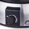 LITTLE BALANCE 8386 Fondue Elegance 8, Fondue électrique 8 personnes, Caquelon anti-adhésif 1,8 litres, 800 W, Inox brossé
