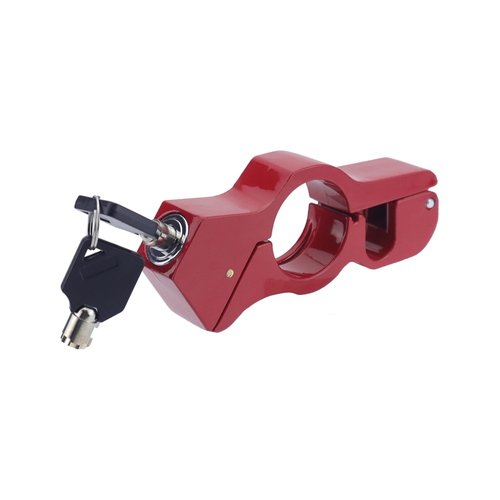 

Motorcycle Grip Lock, Heavy Duty Anti Theft Helmet and Brake Lock Secures Bike, Scooter, Moped, ATV (Blue)