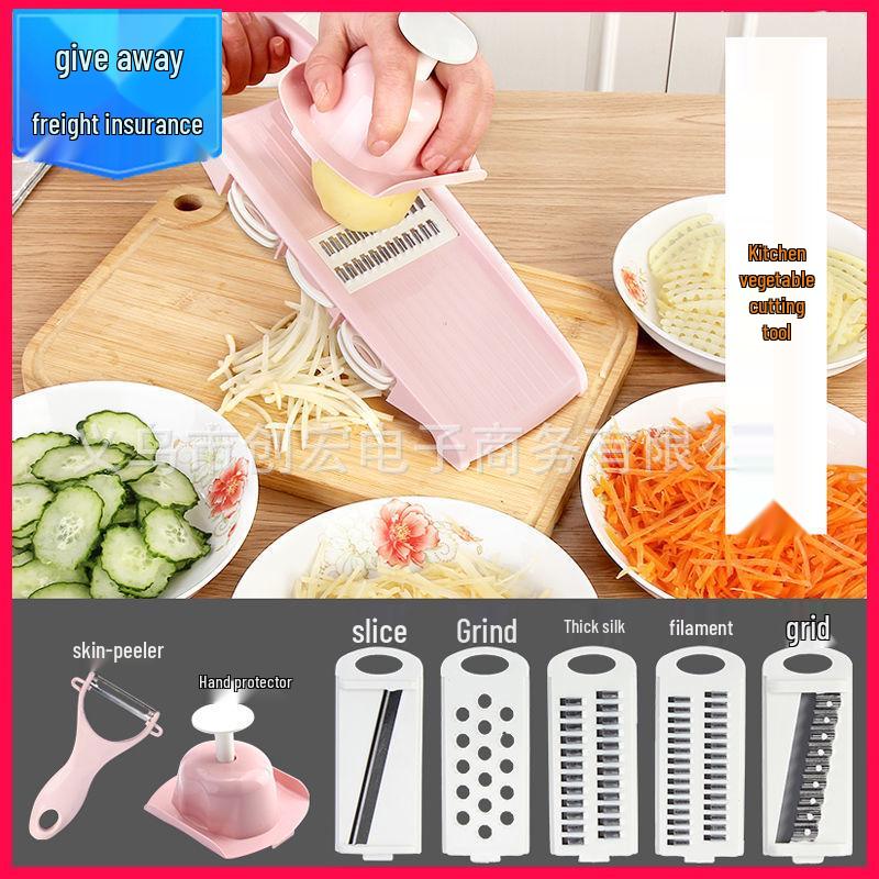 Multifunctional Vegetable and Potato Slicer: Kitchen Grater and Shredder for Home Use