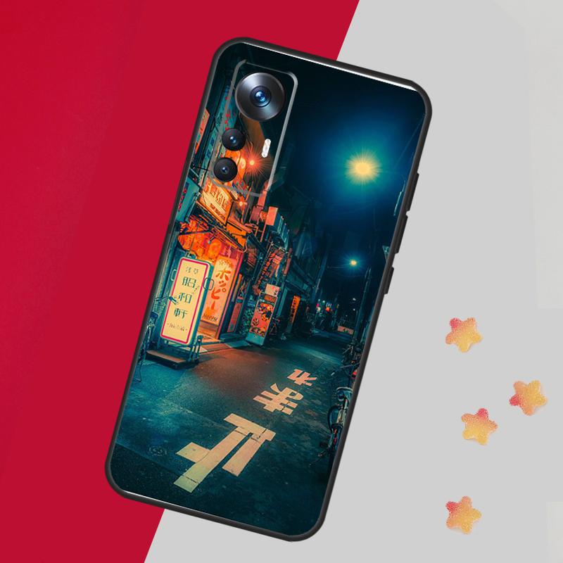 Japanese Night City Aesthetic Case For Xiaomi 15 14 13 Ultra 11T 12T 13T 14T Pro Cover For POCO X7 X6 X3 X5 F5 F6 F7 Pro