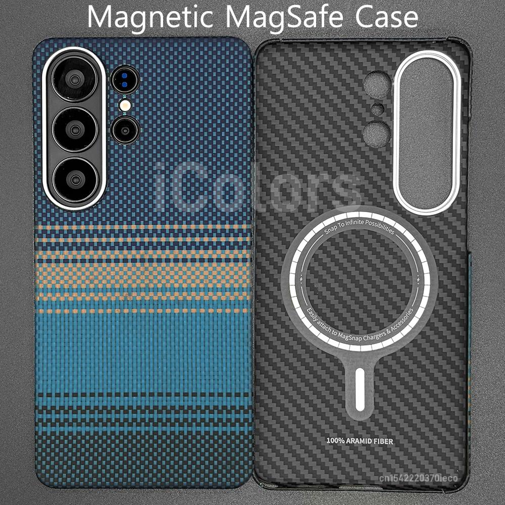 For Samsung Galaxy S25 S26 Ultra/S26 S25 Plus/S26 S25 Edge Genuine Carbon Fiber Aramid Case Ultra Thin Protective Cover