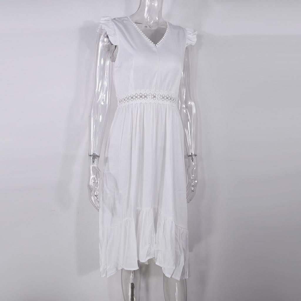 Buy Summer Sleeveless Midi Dress Women 