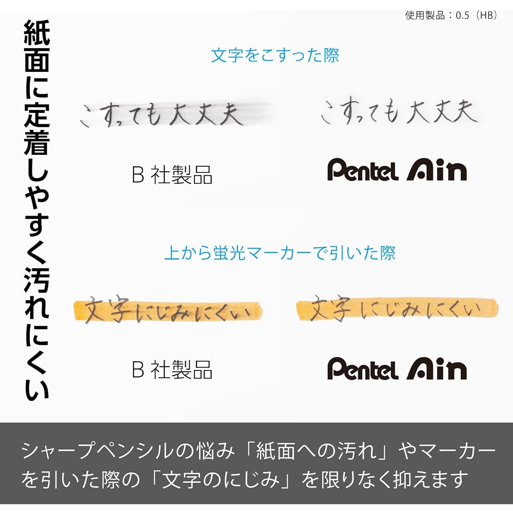 Pentel Sharp Core Pentel Iron 0.2mm B 3 Pack AMZ-XC282B3P