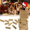 Wood Tower Drink Game 54Pcs/Set Tumbling Block Drinking Wooden Multiplayer Adults Interactive Portable Building Brick Stacking Night Party Essentials