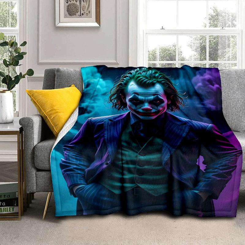 1 pezzo Joker in Completo a Righe Cartoon Coperta, Coperta Portatile da Viaggio e Campeggio, Coperta Accogliente per Tutte le Stagioni, Regalo Ideale