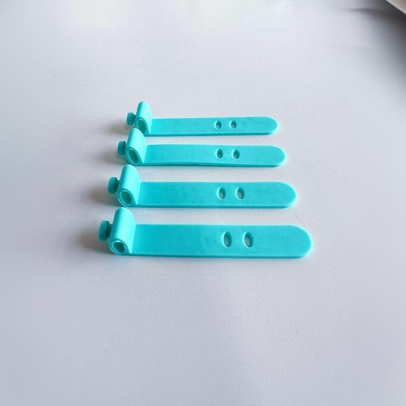TPR Cable Organizer Straps 10 Pcs Reusable Adjustable Multi-Color Cord Ties for Headphones Chargers Small Electronics Home Use