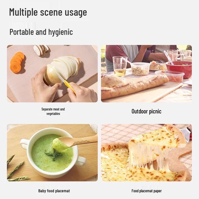 Disposable Antibacterial Cutting Mats for Meat, Fruits, and Vegetables