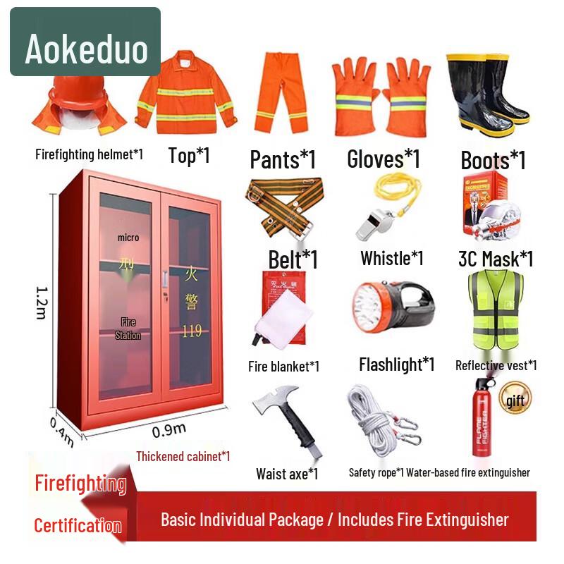

Aokedu Micro Fire Station Emergency Rescue Kit