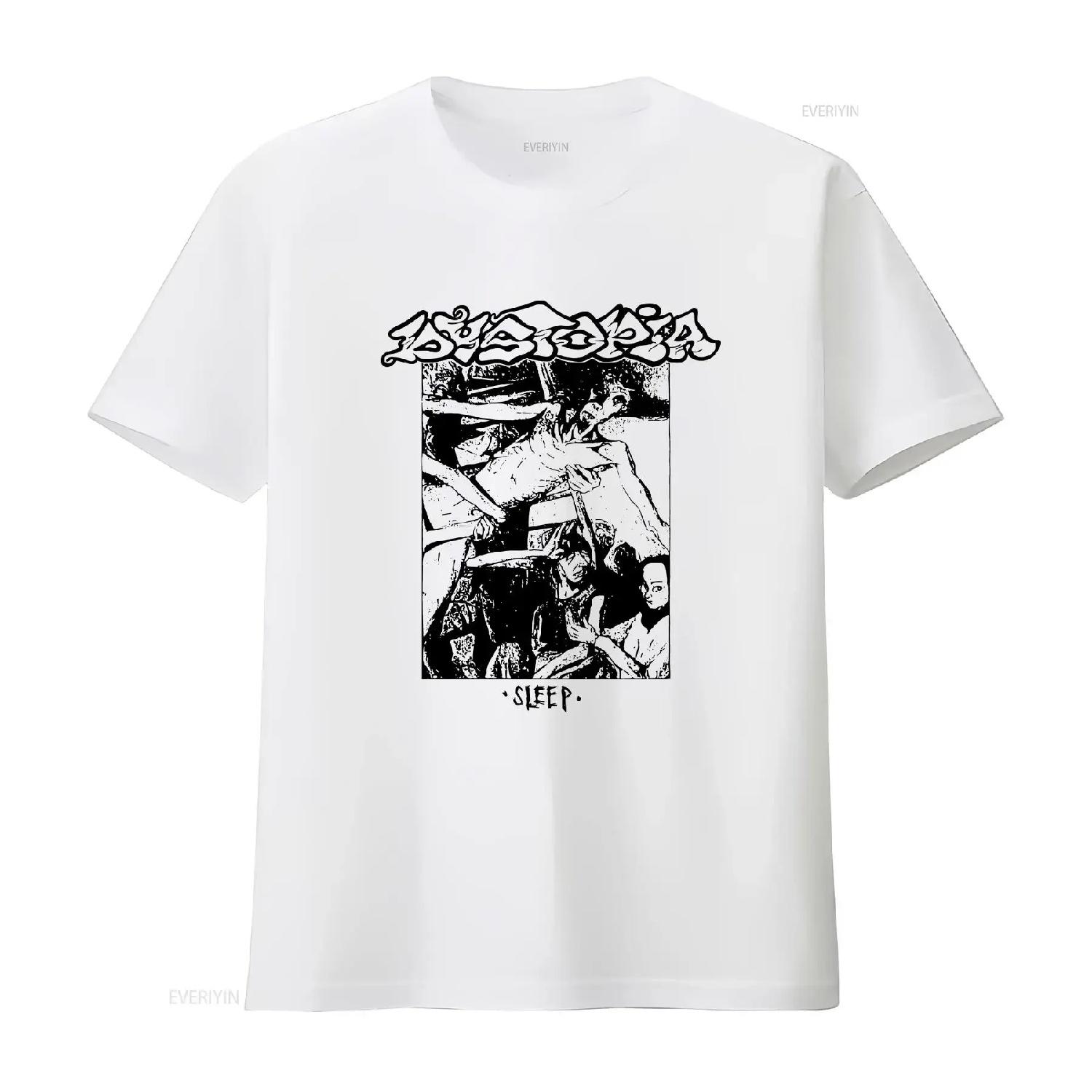 DYSTOPIA Band Sleep T Shirt Full Size S 5XL vintage Washed homme Casual Versatile designer clothes Unisex graphic Comfortable S