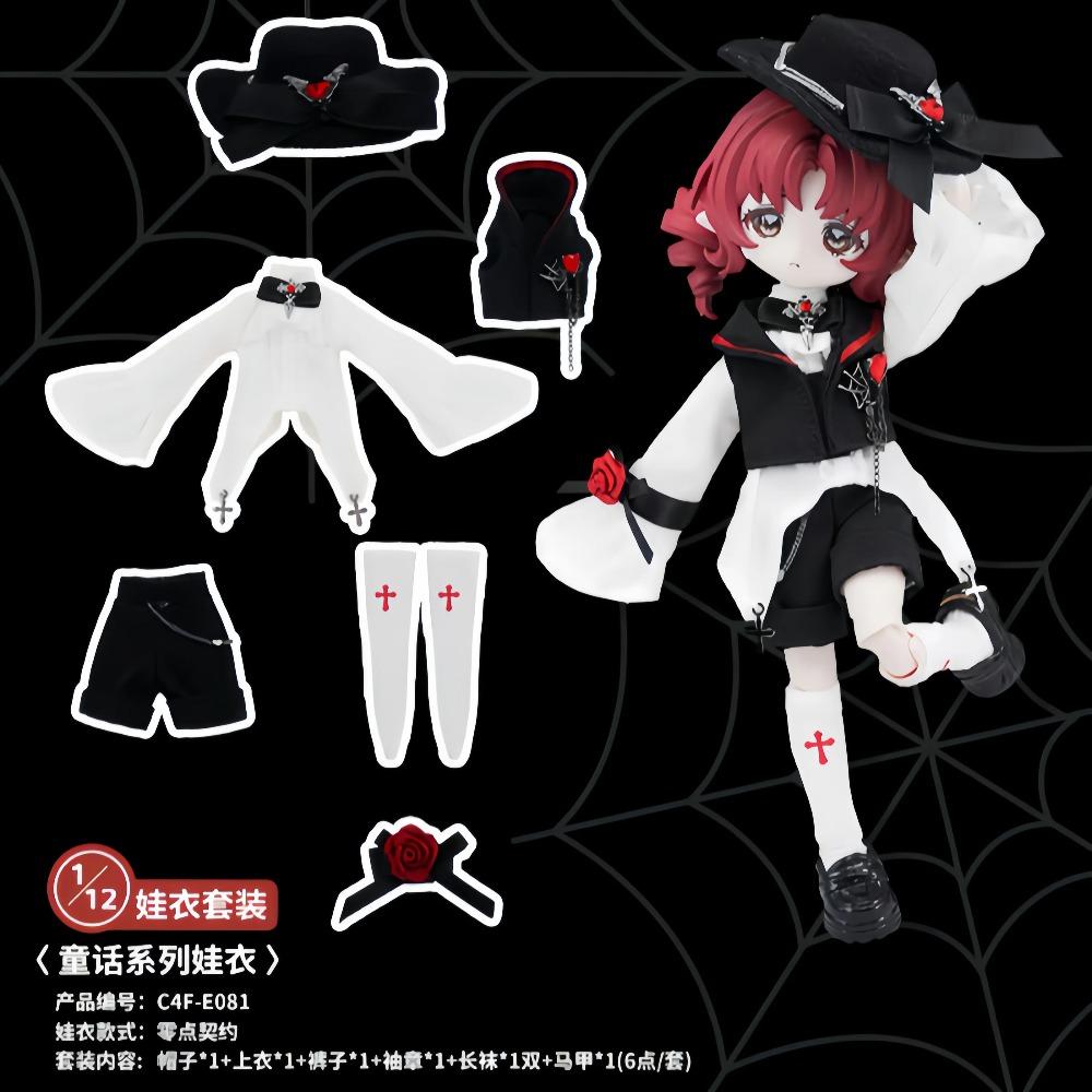 Come4free (Only Clothes) Bonnie Dress Penny Clothes 12 Points Bjd Doll Exquisite Cute Clothes Cool Third Weather Star Language