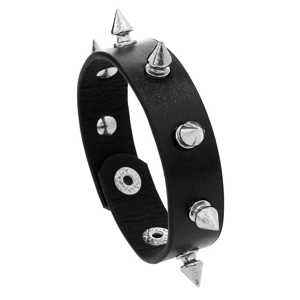 

Rock Skull Punk Claw Bracelet Decor With Alloy Construction And Design Rivet Single Row Stud