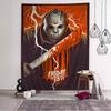 Friday the 13th DIY Wall Tapestry Hippie Flower Wall Carpets Dorm Decor Wall Art Decor