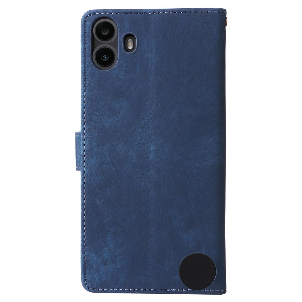 Dla Nothing CMF Phone 1 Skórzane Etui Portfel Blokujący RFID Pokrowiec na Telefon