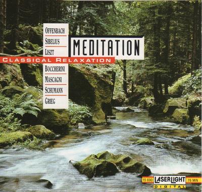 CD VARIOUS - Meditation - Classical Relaxation - 156901 LaserLight Digi 1991 US Classical Used