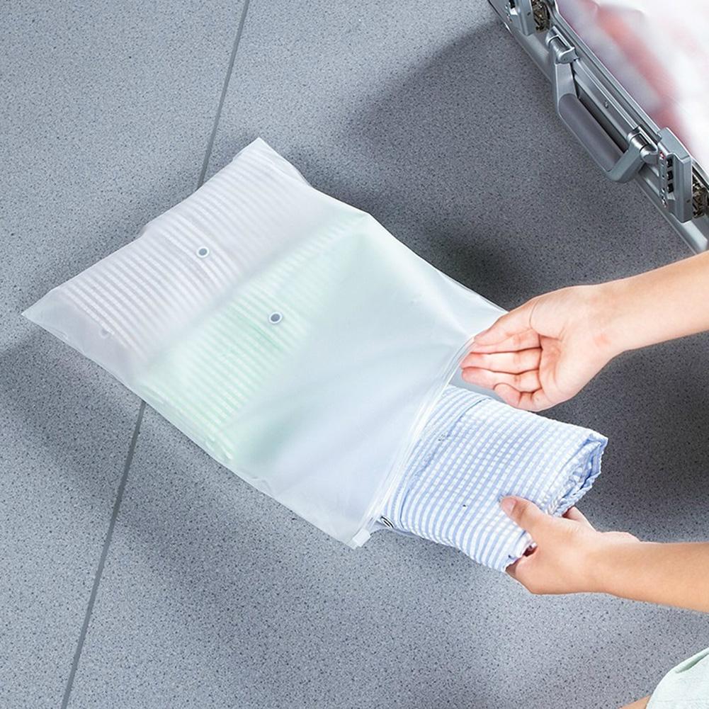 EVA Storage Bag Frosted White Storage Bag Transparent 10PCS