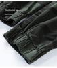 Men's Retro Camouflage Elastic Cuff Multi-Pocket Overalls