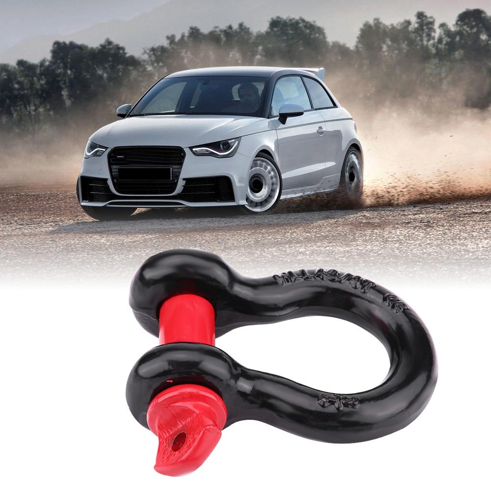 Manilhas Galvanizadas de Alta Resistência D   Capacidade 2T 4.400lbs para Recuperação de Veículos Reboque