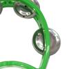 Tambourine Plastic Handheld Percussion 4 Bells Kids Musical Rhythm Instrument for School Party