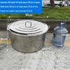 Jingduzhixing Thickened Stainless Steel Round Bucket