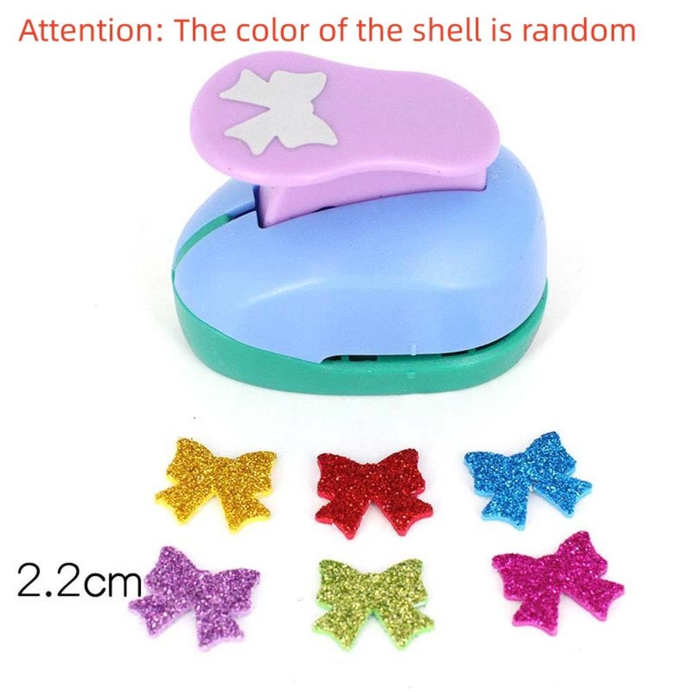 7*6*4cm Flower Furador Random Color DIY Embossing Punches DIY Paper Cut Puncher  for Card