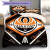 FC Shakhtar Donetsk TappetoMotivo Biancheria da Letto Trapunta Set Copripiumino Federa Decorazione Casa Regalo di Compleanno (1 * copripiumino + 2 * federa, senza nucleo)