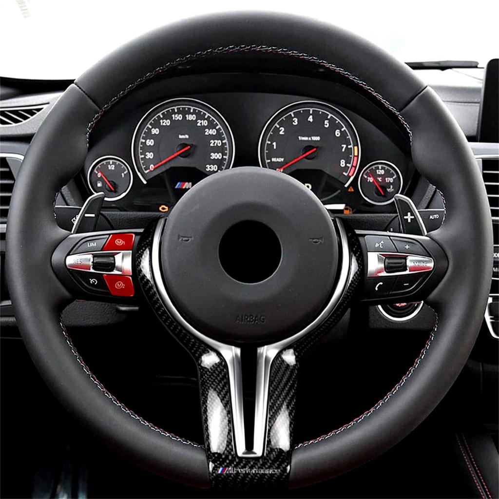 AIRSPEED For BMW M1 M2 M3 M4 F15 F16 F30 F34 Trim Interior Car Sport Steering Wheel M1 M2 Switch Replace Button Cover Sticker