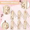 12 Pcs Wood Christian Bookmarks For Mothers Bible Verses Religious Inspirational Spanish Scripture Book Marks For Mom Bulk Mothe